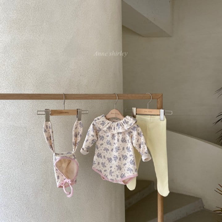 ANNE SHIRLEY - Korean Children Fashion - #Kfashion4kids - Romance Rabbit Bodysuit with Bonnet