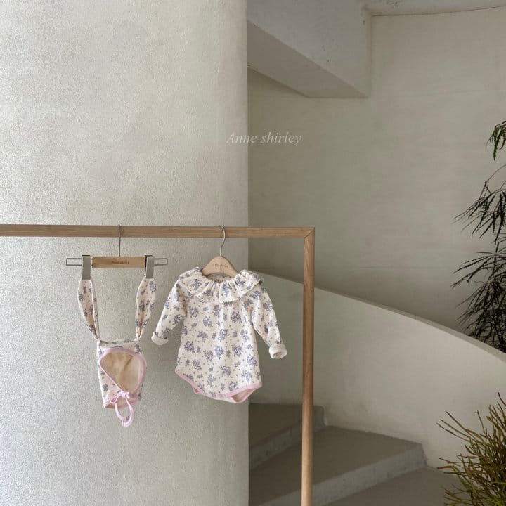 ANNE SHIRLEY - Korean Children Fashion - #Kfashion4kids - Romance Rabbit Bodysuit with Bonnet - 2