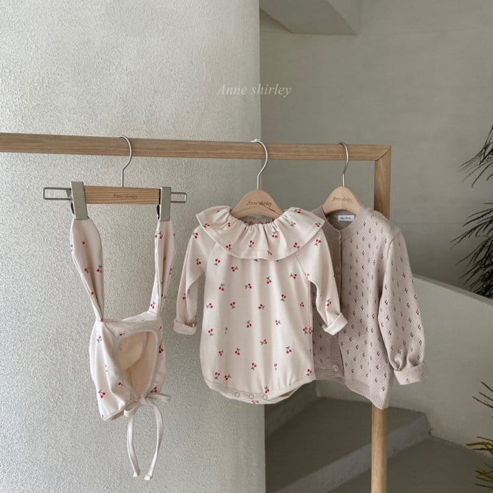 ANNE SHIRLEY - Korean Children Fashion - #Kfashion4kids - Cherry Rabbit Bodysuit with Bonnet - 10
