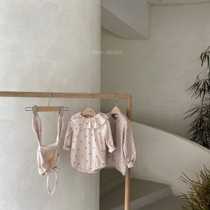 ANNE SHIRLEY - Korean Children Fashion - #Kfashion4kids - Cherry Rabbit Bodysuit with Bonnet - 11