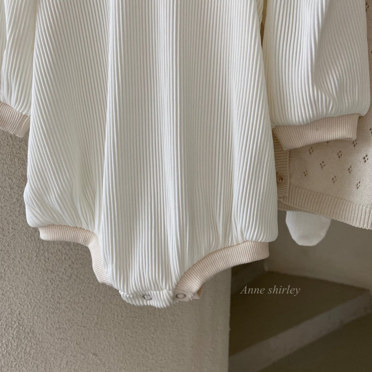 ANNE SHIRLEY - Korean Children Fashion - #Kfashion4kids - Pleats Puff Sweatshirt Bodysuit - 7