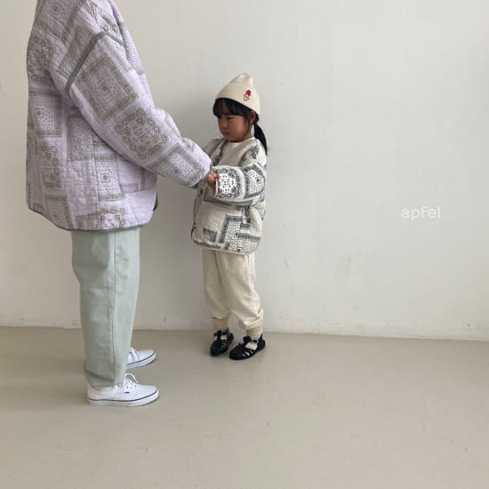 APFEL - Korean Children Fashion - #Kfashion4kids - Mom Paisley Like Double-side Jumper - 5