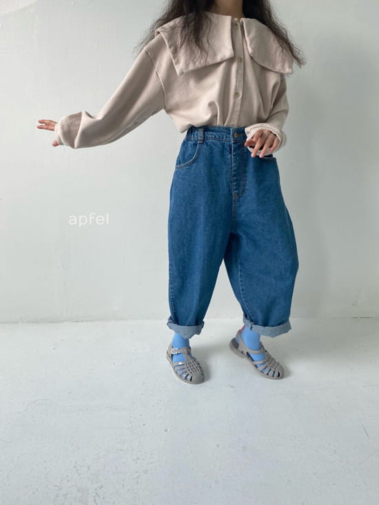 APFEL - Korean Children Fashion - #Kfashion4kids - Drop The Denim Pants - 6