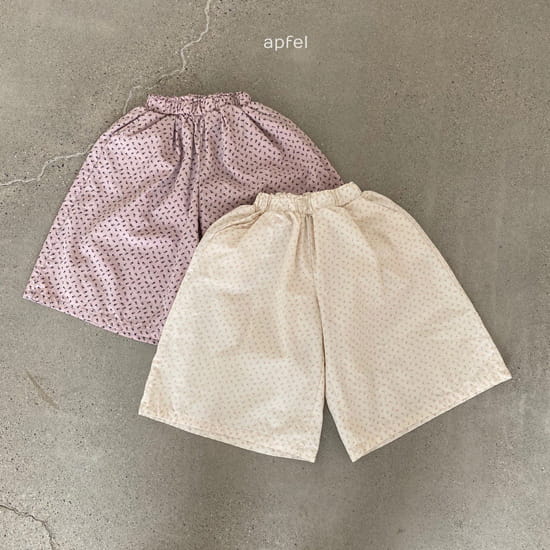 APFEL - Korean Children Fashion - #Kfashion4kids - Flower Wide Pants