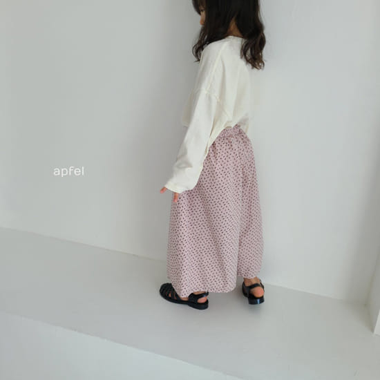 APFEL - Korean Children Fashion - #Kfashion4kids - Flower Wide Pants - 2