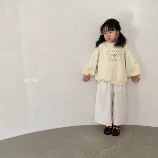APFEL - Korean Children Fashion - #Kfashion4kids - Flower Wide Pants - 5