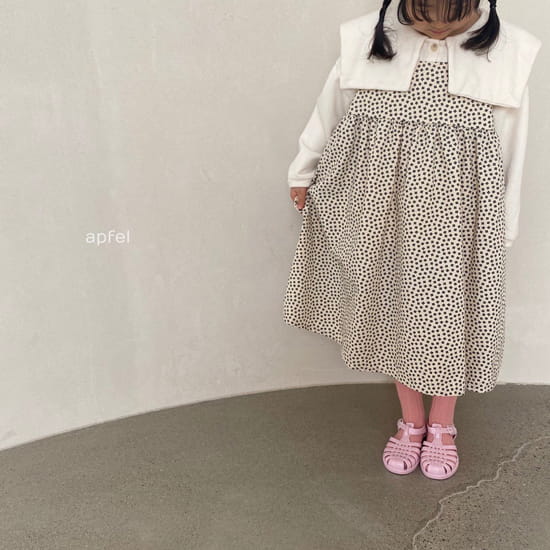 APFEL - Korean Children Fashion - #Kfashion4kids - Square Flower One-piece - 3
