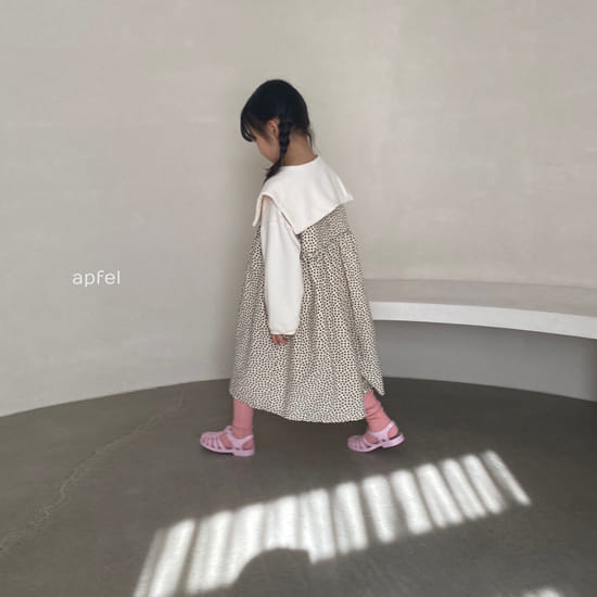 APFEL - Korean Children Fashion - #Kfashion4kids - Square Flower One-piece - 4