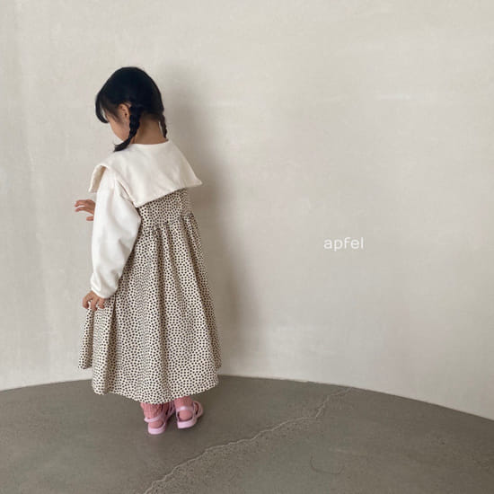 APFEL - Korean Children Fashion - #Kfashion4kids - Square Flower One-piece - 5