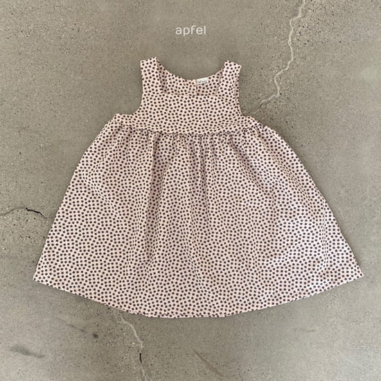 APFEL - Korean Children Fashion - #Kfashion4kids - Square Flower One-piece - 8