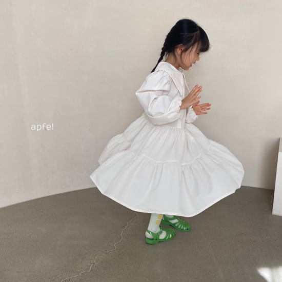 APFEL - Korean Children Fashion - #Kfashion4kids - Lovely Cancan One-piece - 2