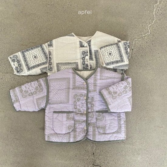 APFEL - Korean Children Fashion - #Kfashion4kids - Paisley Like Double Jumper