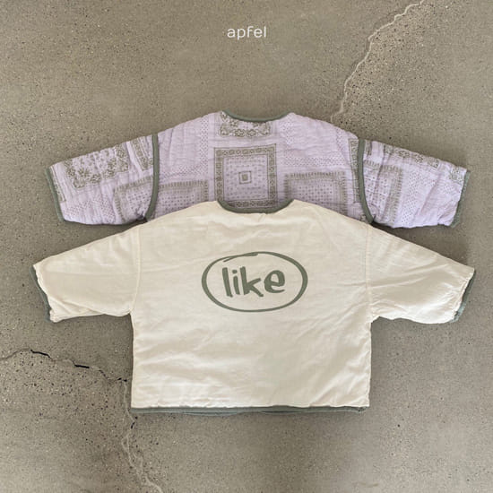 APFEL - Korean Children Fashion - #Kfashion4kids - Paisley Like Double Jumper - 2