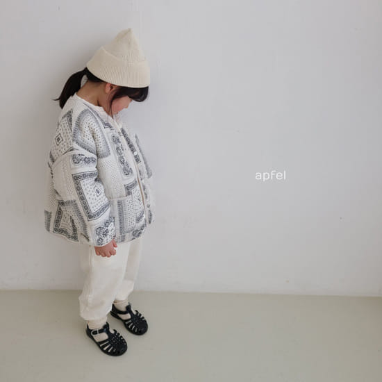APFEL - Korean Children Fashion - #Kfashion4kids - Paisley Like Double Jumper - 3