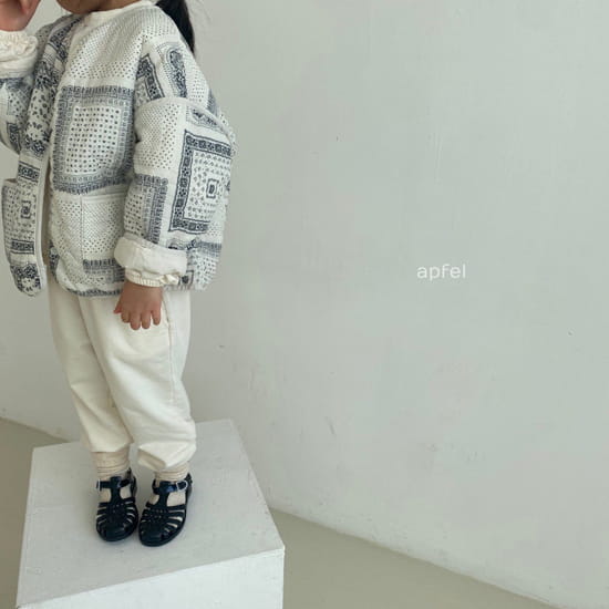 APFEL - Korean Children Fashion - #Kfashion4kids - Paisley Like Double Jumper - 4