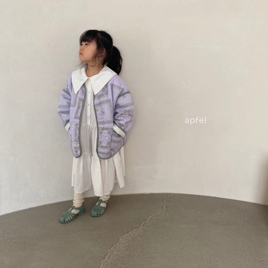 APFEL - Korean Children Fashion - #Kfashion4kids - Paisley Like Double Jumper - 7