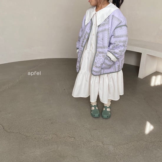 APFEL - Korean Children Fashion - #Kfashion4kids - Paisley Like Double Jumper - 8