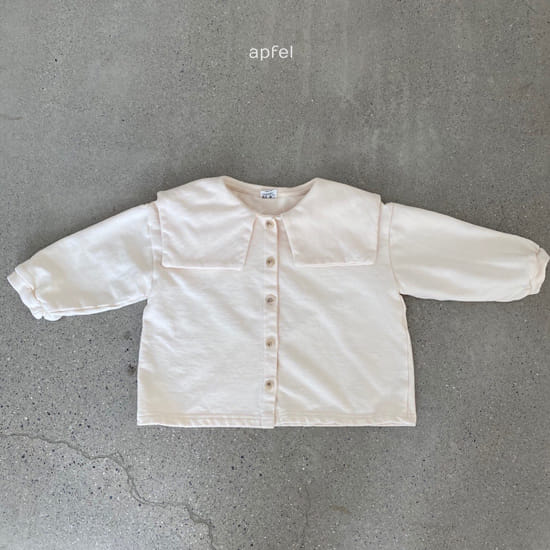 APFEL - Korean Children Fashion - #Kfashion4kids - Wide Collar Button Blouse - 9