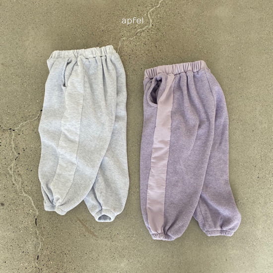 APFEL - Korean Children Fashion - #Kfashion4kids - Waffle Jogger Pants