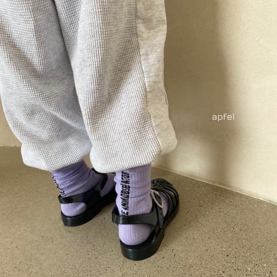 APFEL - Korean Children Fashion - #Kfashion4kids - Waffle Jogger Pants - 5