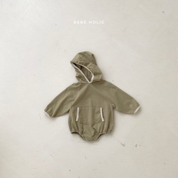 BEBE HOLIC - Korean Children Fashion - #Kfashion4kids - Kangaloo Hoody Bodysuit - 7