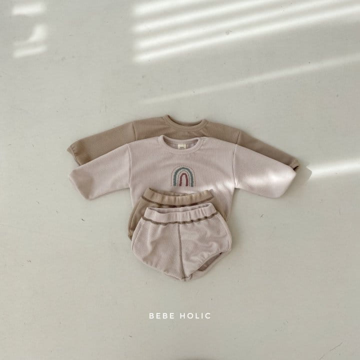 BEBE HOLIC - Korean Children Fashion - #Kfashion4kids - Rainbow Top Bottom Set - 8