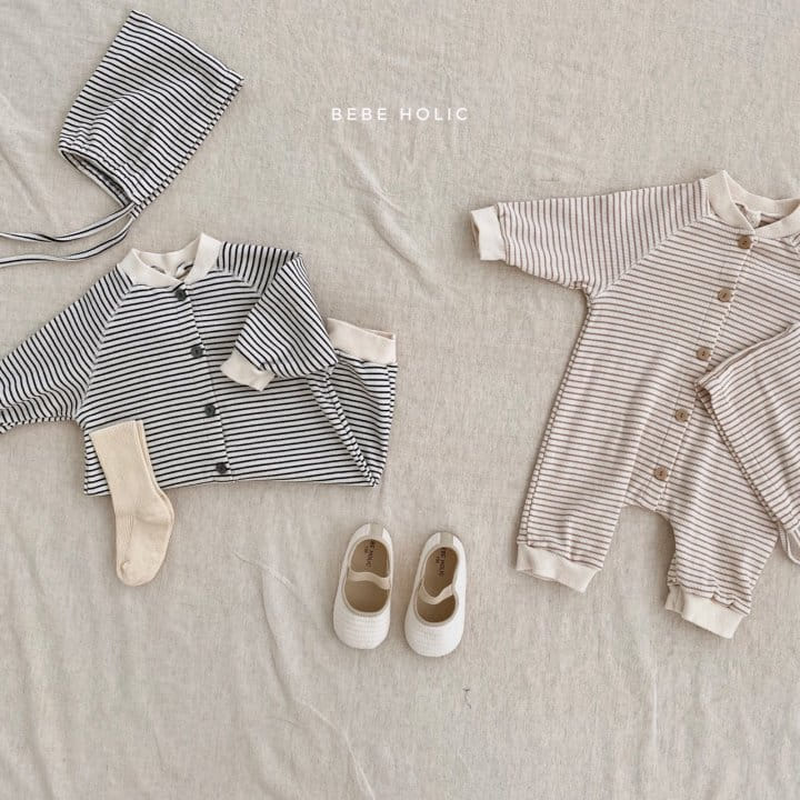 BEBE HOLIC - Korean Children Fashion - #Kfashion4kids - Coline Bodysuit with Bonnet