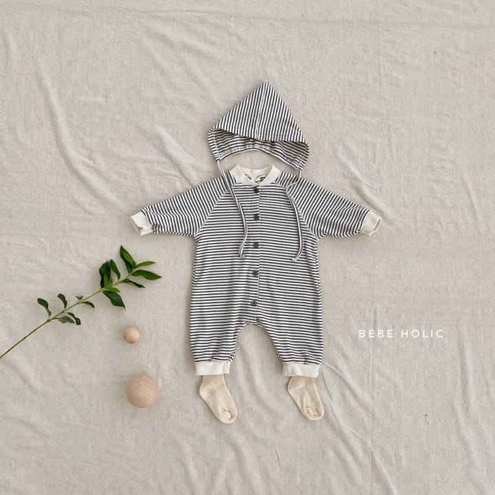 BEBE HOLIC - Korean Children Fashion - #Kfashion4kids - Coline Bodysuit with Bonnet - 2