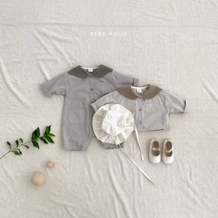 BEBE HOLIC - Korean Children Fashion - #Kfashion4kids - Flat Collar Bodysuit - 2