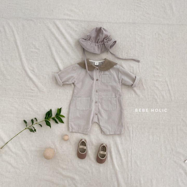 BEBE HOLIC - Korean Children Fashion - #Kfashion4kids - Flat Collar Bodysuit - 3