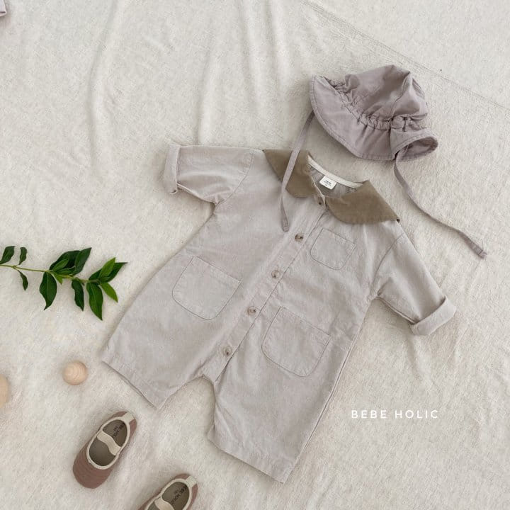 BEBE HOLIC - Korean Children Fashion - #Kfashion4kids - Flat Collar Bodysuit - 4