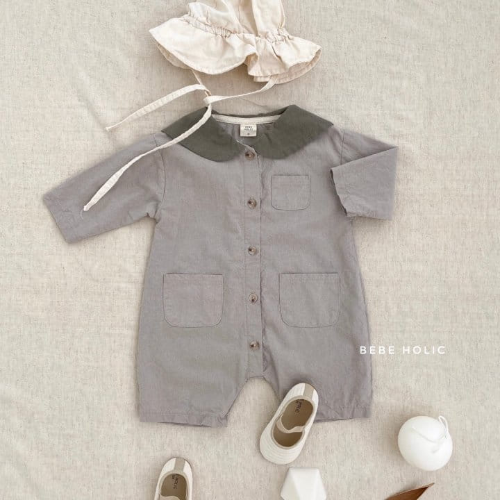 BEBE HOLIC - Korean Children Fashion - #Kfashion4kids - Flat Collar Bodysuit - 6