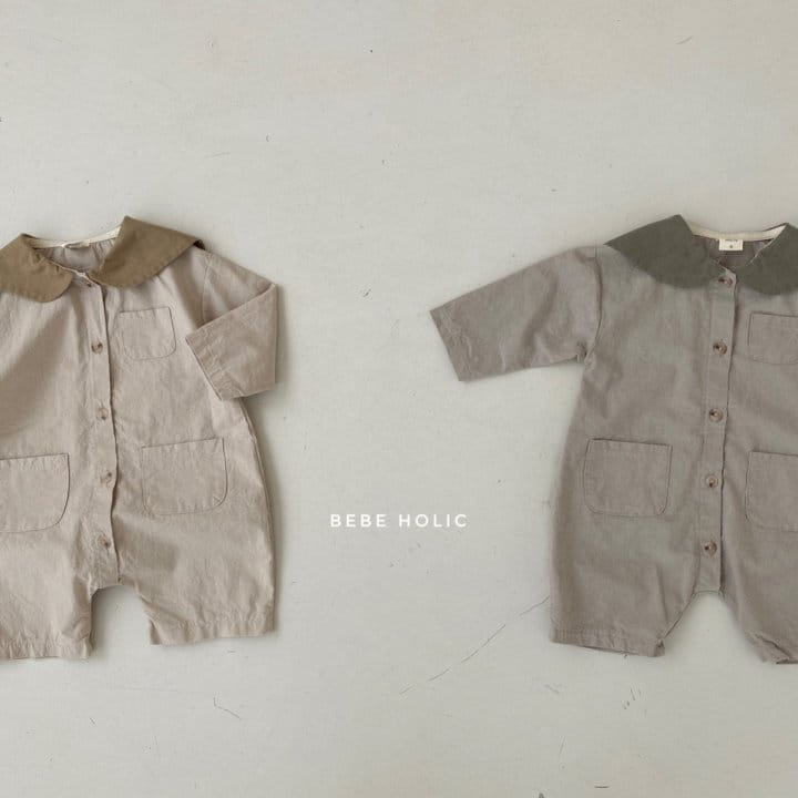 BEBE HOLIC - Korean Children Fashion - #Kfashion4kids - Flat Collar Bodysuit - 7