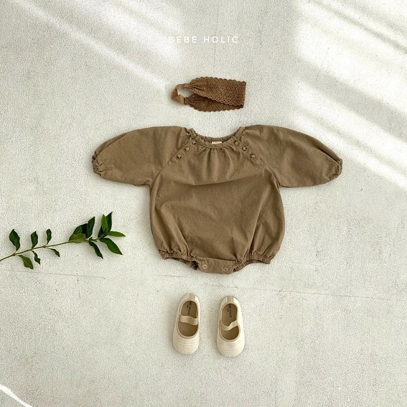 BEBE HOLIC - Korean Children Fashion - #Kfashion4kids - Raglan Balloon Bodysuit - 3