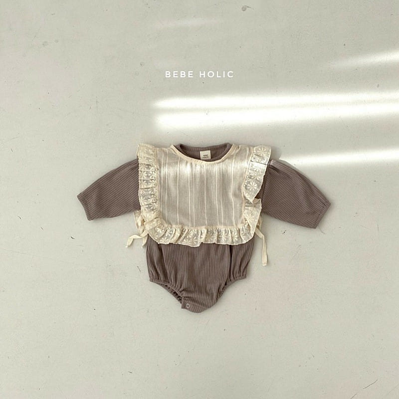 BEBE HOLIC - Korean Children Fashion - #Kfashion4kids - Shine Bodysuit with Bib