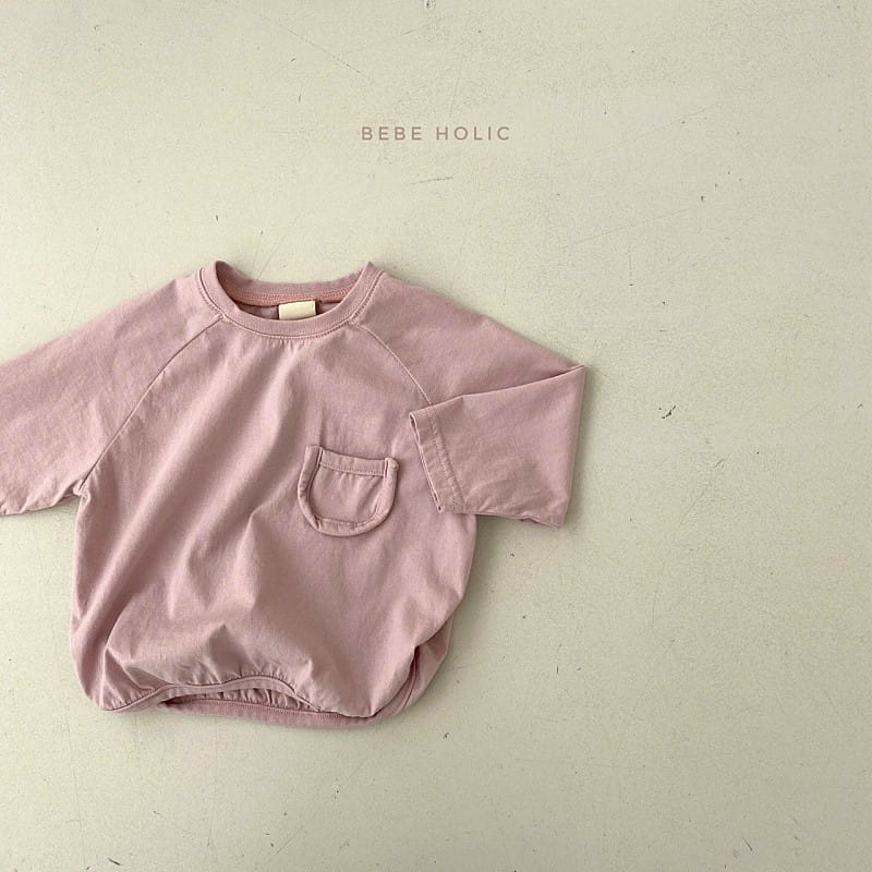 BEBE HOLIC - Korean Children Fashion - #Kfashion4kids - Raglan Pocket Tee - 5
