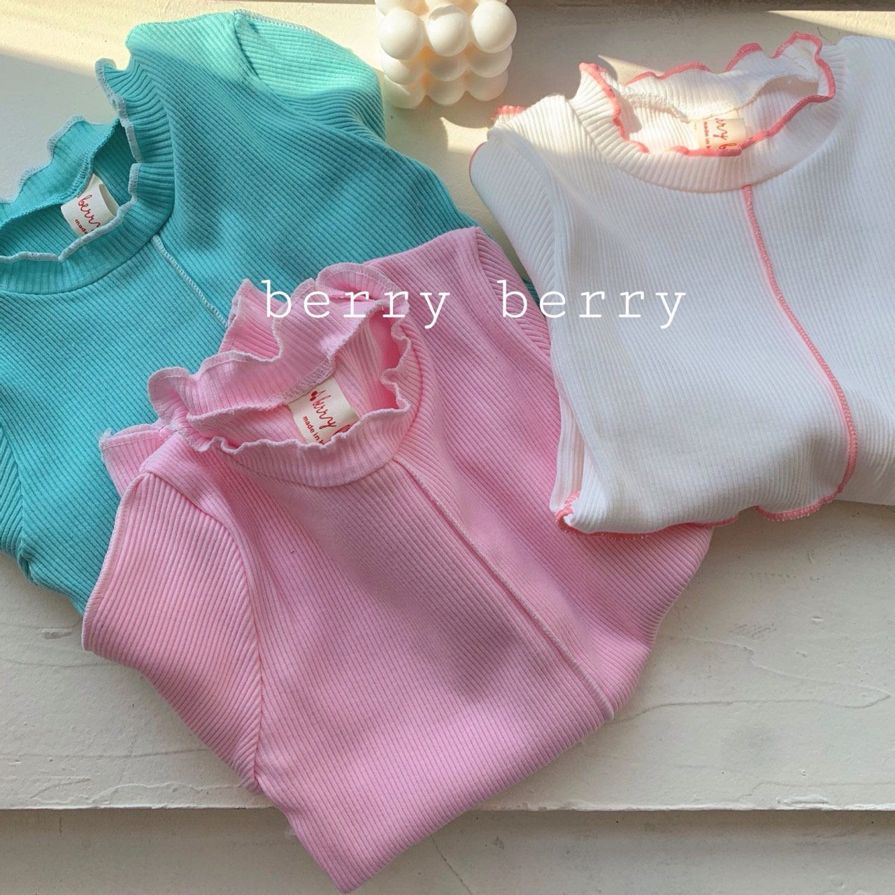 BERRY BERRY - Korean Children Fashion - #Kfashion4kids - Cotton Candy Tee