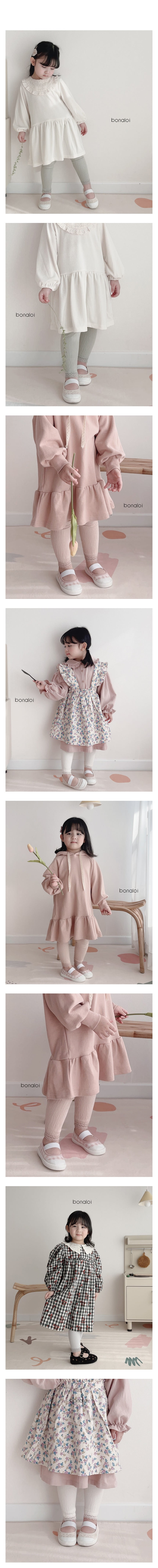 BONALOI - Korean Children Fashion - #Kfashion4kids - Wrinkle Lace Leggings