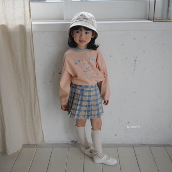 BUTTERCUP - Korean Children Fashion - #Kfashion4kids - Check Pleats Skirt - 2