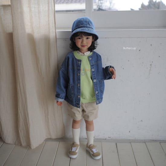 BUTTERCUP - Korean Children Fashion - #Kfashion4kids - Round Denim Jacket - 3