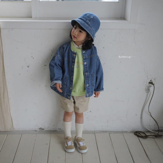 BUTTERCUP - Korean Children Fashion - #Kfashion4kids - Round Denim Jacket - 4