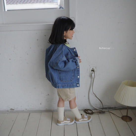 BUTTERCUP - Korean Children Fashion - #Kfashion4kids - Round Denim Jacket - 5