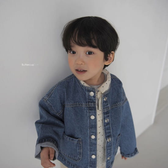 BUTTERCUP - Korean Children Fashion - #Kfashion4kids - Round Denim Jacket - 7