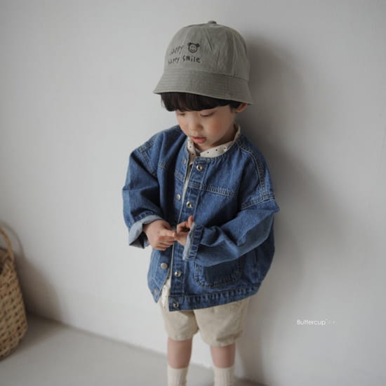 BUTTERCUP - Korean Children Fashion - #Kfashion4kids - Round Denim Jacket - 8