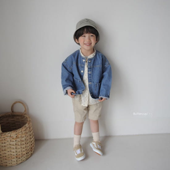 BUTTERCUP - Korean Children Fashion - #Kfashion4kids - Round Denim Jacket - 9