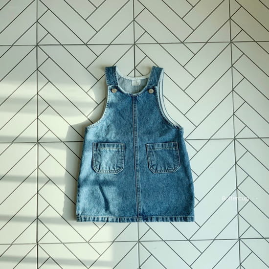 BUTTERCUP - Korean Children Fashion - #Kfashion4kids - Jump Denim One-piece