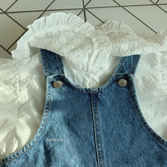 BUTTERCUP - Korean Children Fashion - #Kfashion4kids - Jump Denim One-piece - 2