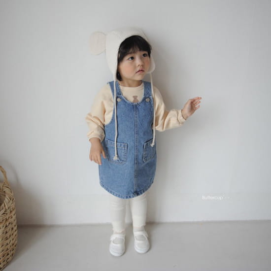 BUTTERCUP - Korean Children Fashion - #Kfashion4kids - Jump Denim One-piece - 4
