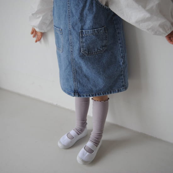BUTTERCUP - Korean Children Fashion - #Kfashion4kids - Jump Denim One-piece - 6
