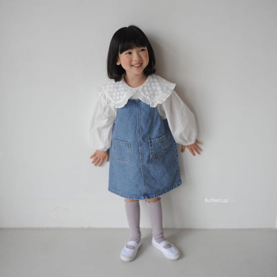 BUTTERCUP - Korean Children Fashion - #Kfashion4kids - Jump Denim One-piece - 8